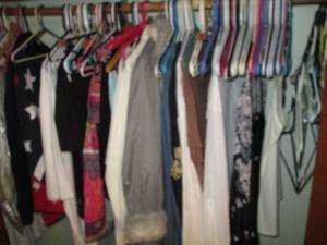 lot 151 image: Closet Full of Ladies Clothes Size...