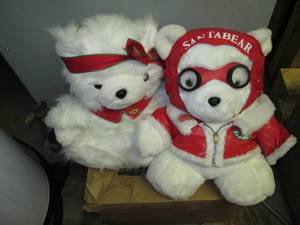 lot 228 image: Santa Bears (2) 1987 Mr. & Mrs....