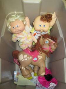 lot 230 image: (2) Cabbage Patch Kids, Pony & Acce...