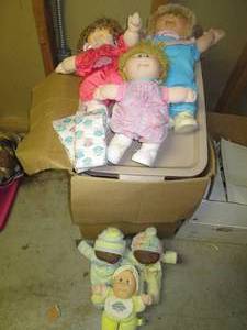 lot 232 image: (6) Cabbage Patch Dolls See Photos...