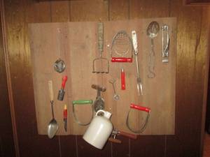 lot 260 image: Board Full of Vintage Items See Ph...