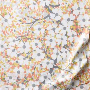 Dogwood Blossom Multicolored Floral Cotton Percale Queen Duvet Cover, 50523D-Q-MULTI - NEW