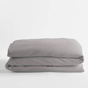 Silver Solid Wrinkle-Free Sateen King Duvet Cover, DS29-K-SILVER - NEW