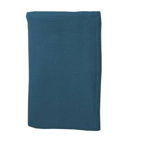 Cotton Weave Teal Twin Blanket, KO33-T-TEAL - NEW