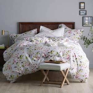 Marietta Multicolored Floral Sateen King Duvet Cover, 50516D-K-MULTI - NEW