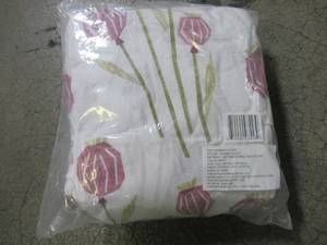 Lantern Floral Multicolored 200 Thread Count Cotton Percale Full Fitted Sheet, 50349B-F-MULTI - NEW