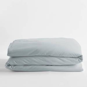 Legends Pearl Gray Solid Egyptian Cotton Sateen Queen Duvet Cover, 50385D-Q-PRL-GRY - NEW