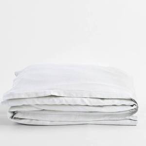 Solid Washed White Linen Queen Duvet Cover, 50548D-Q-WHITE - NEW
