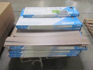 lot 102 image: WHOLESALE  PALLET OF Shaw New Orion Oak, Luxury Refel Hardwood Flooring (22.22 sq.Ft per case)