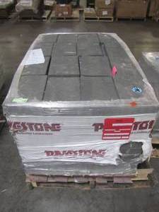 lot 126 image: Entire Pallet - Pavestone Taverna Rec 11.81 in. x 7.87 in. x 1.97 in. Bluestone Concrete Pavers 25378.BST