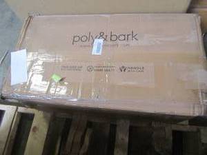 lot 133 image: POLY & BARK Paxton 29 Bar Stool, Set of 2 Tan DI-BS459-03-X2