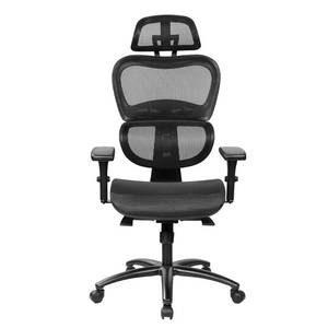 lot 140 image: Techni Mobili Black Mesh High Back Executive Office Chair with Neck Support RTA-5004-BK