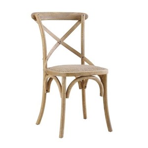 lot 709 image: Linon Home Decor Products Set of Two Bentwood X-Back Chairs, 98500CA02ASU - NEW