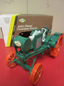 lot 909 image: VINTAGE JOHN DEERE OVERTIME TRACTOR,  BLUEPRINT REPLICA TOY, 116TH SCALE, DIE-CAST METAL TOY