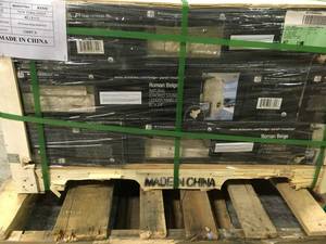 lot 13 image: PALLET WITH 18 CASES OF MSI Roman Beige Ledger Panel 6 in. x 24 in. Natural Travertine Wall Tile (6 sq. ft.  case)