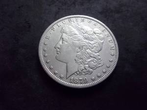 1879 O Morgan Silver Dollar