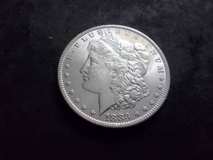 1883 O Morgan Silver Dollar