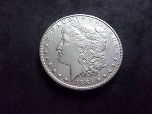 1884 Morgan Silver Dollar