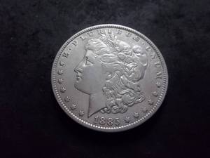 1885 O Morgan Silver Dollar