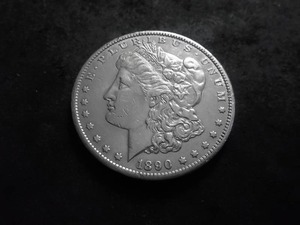 1890 S  Morgan Silver Dollar