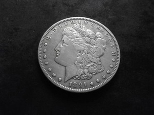 1891 O Morgan Silver Dollar