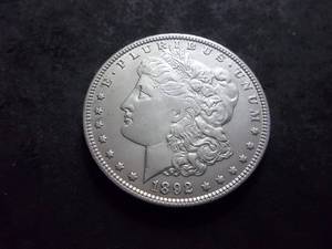 1892 O Morgan Silver Dollar