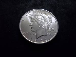 1922  Silver Peace Dollar