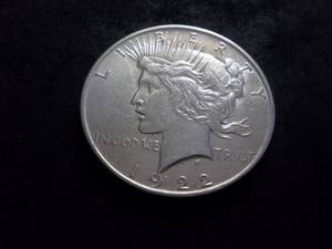 1922 D  Silver Peace Dollar