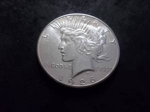 1926 S Silver Peace Dollar