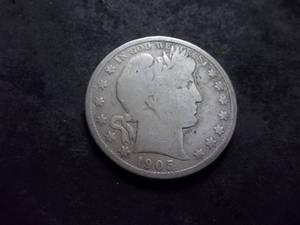 1905 Barber Half Dollar