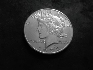 1935 S Peace Silver Dollar
