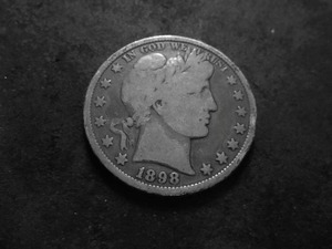 1898 Barber Half Dollar