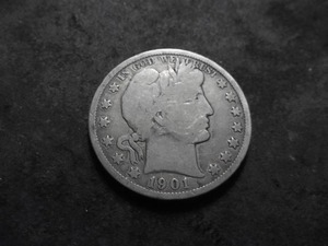 1901 Barber Half Dollar