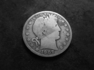 1907 Barber Half Dollar