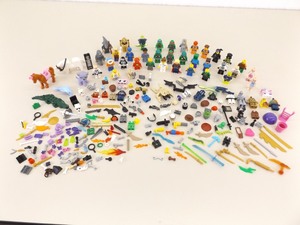 lot 36 image: Large Lot of Misc Lego Mini Figures, Parts, Accessories, etc.