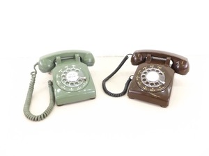 lot 82 image: 2 Vintage Rotary Phones