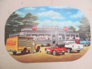 lot 20 image: Vintage coca cola placemat