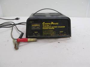 lot 124 image: sports power battery chargerstarter