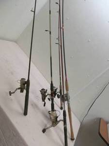 lot 162 image: fishing rod combinations