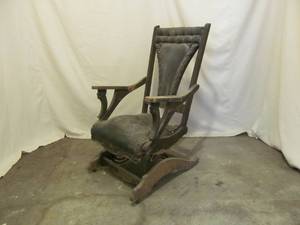 lot 141 image: antique rocking chair
