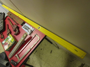 lot 517 image: 8 LEVEL, 12-GALLON SHOP-VAC, SOCKET SET, ROTO-STRIPPER, PIPE WRENCHES, SAW, MORE