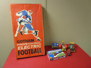 lot 540 image: VINTAGE GOTHAM PROFESSIONAL ELECTRIC FOOTBALL, OTHER TOYS, THOMAS THE TRAIN, FISHER-PRICE