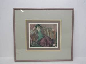 lot 33 image: Framed Signed & Numbered BARBARA ATWOOD Print