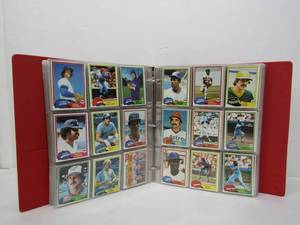 lot 40 image: Album Full of 1981 Topps Baseball Cards
