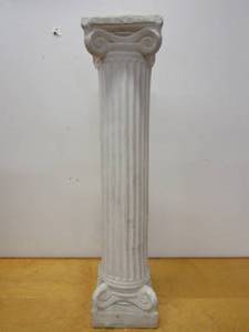 lot 57 image: Vintage Neoclassical Pillar Pedestal Plant Stand