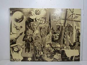 lot 110 image: Large Mid Century 1950s Abstract Artwork on Board