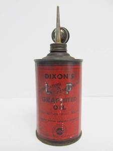 lot 293 image: Vintage 1930 Dixons Graphite Oil Can