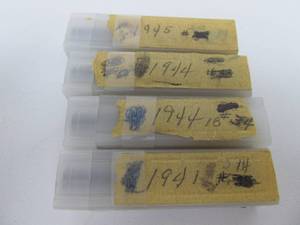lot 263 image: 4 Full Tubes of 1940s WW2 Era Wheat Pennies