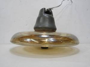 lot 334 image: Large WW2 Era PYREX Carnival Glass High Voltage Insulator