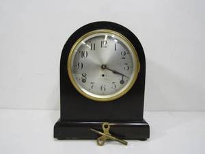 lot 180 image: Old Vintage SETH THOMAS Mantel Clock wPendulum & Key